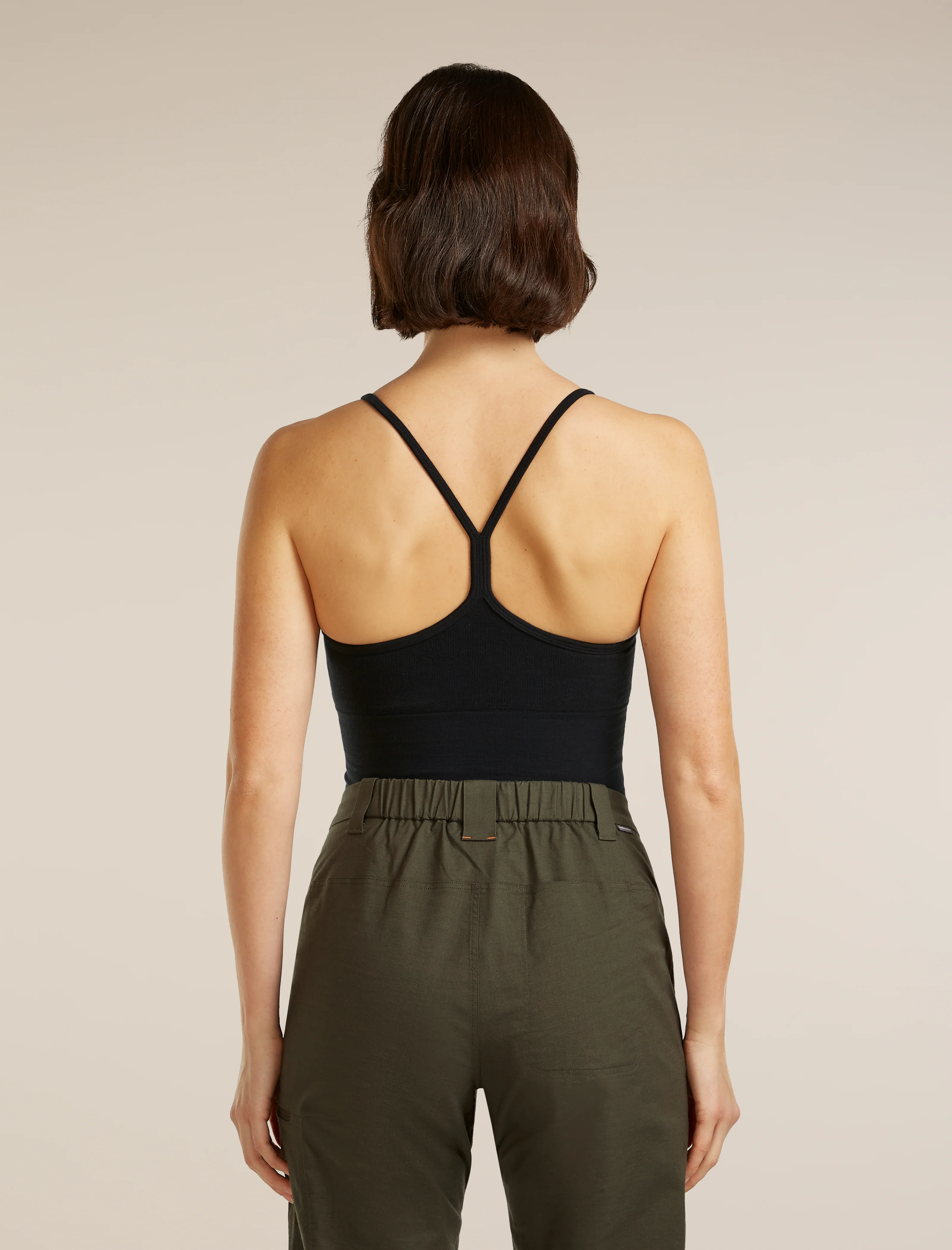 Women's Merino Blend 260 Seamless Rib Strappy Tank