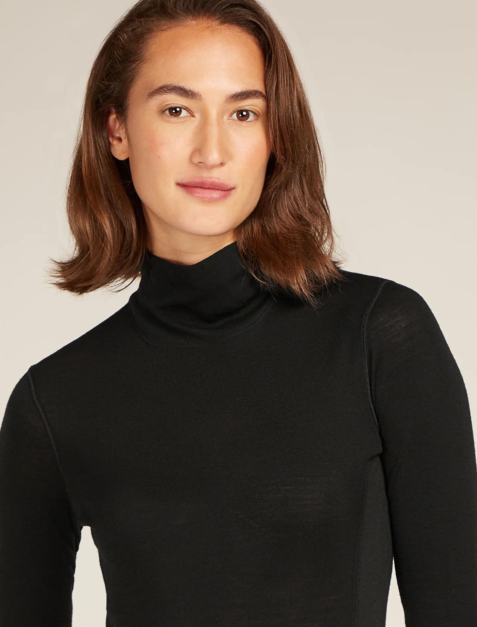 Women's Queens Long Sleeve High Neck Bodysuit