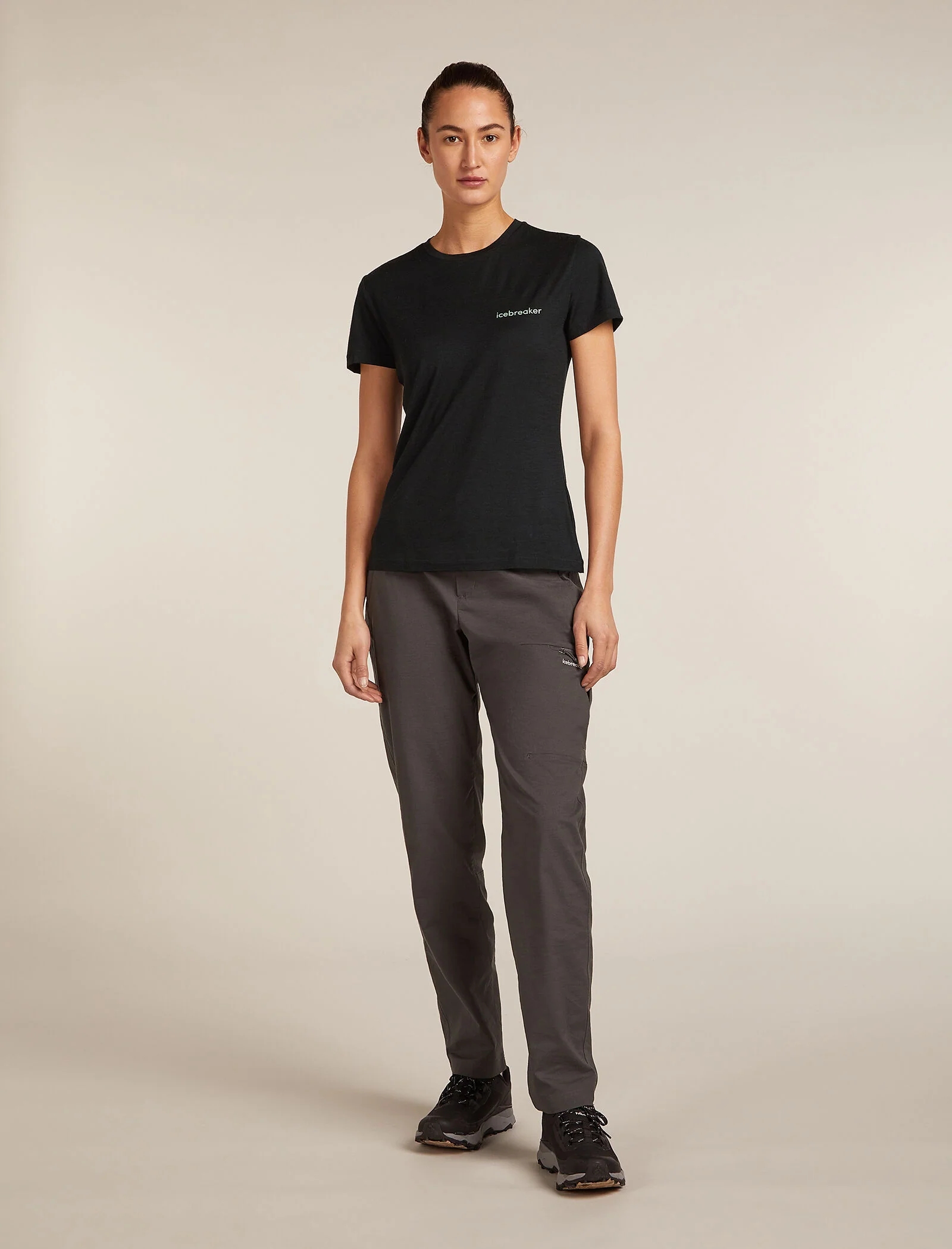 Women's Merino 150 Tech Lite Short Sleeve T-Shirt IB Wordmark