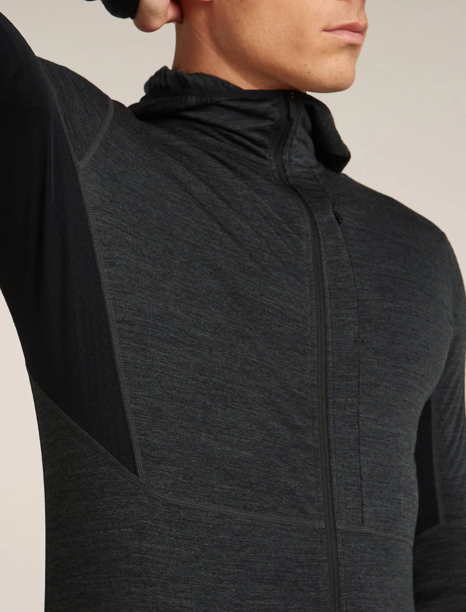 Men's Merino Blend 200 Realfleece™ Descender Long Sleeve Zip Hoodie