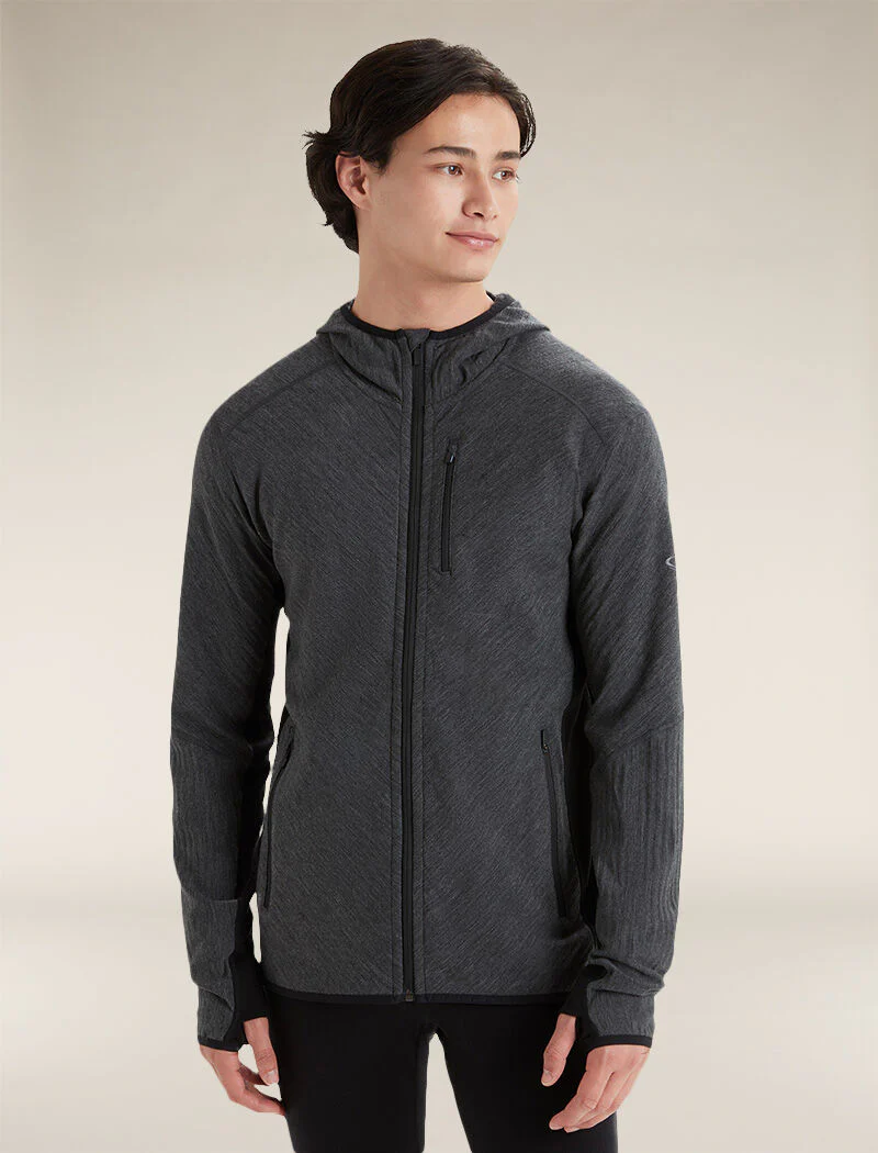 Men's Descender Long Sleeve Zip Hoodie