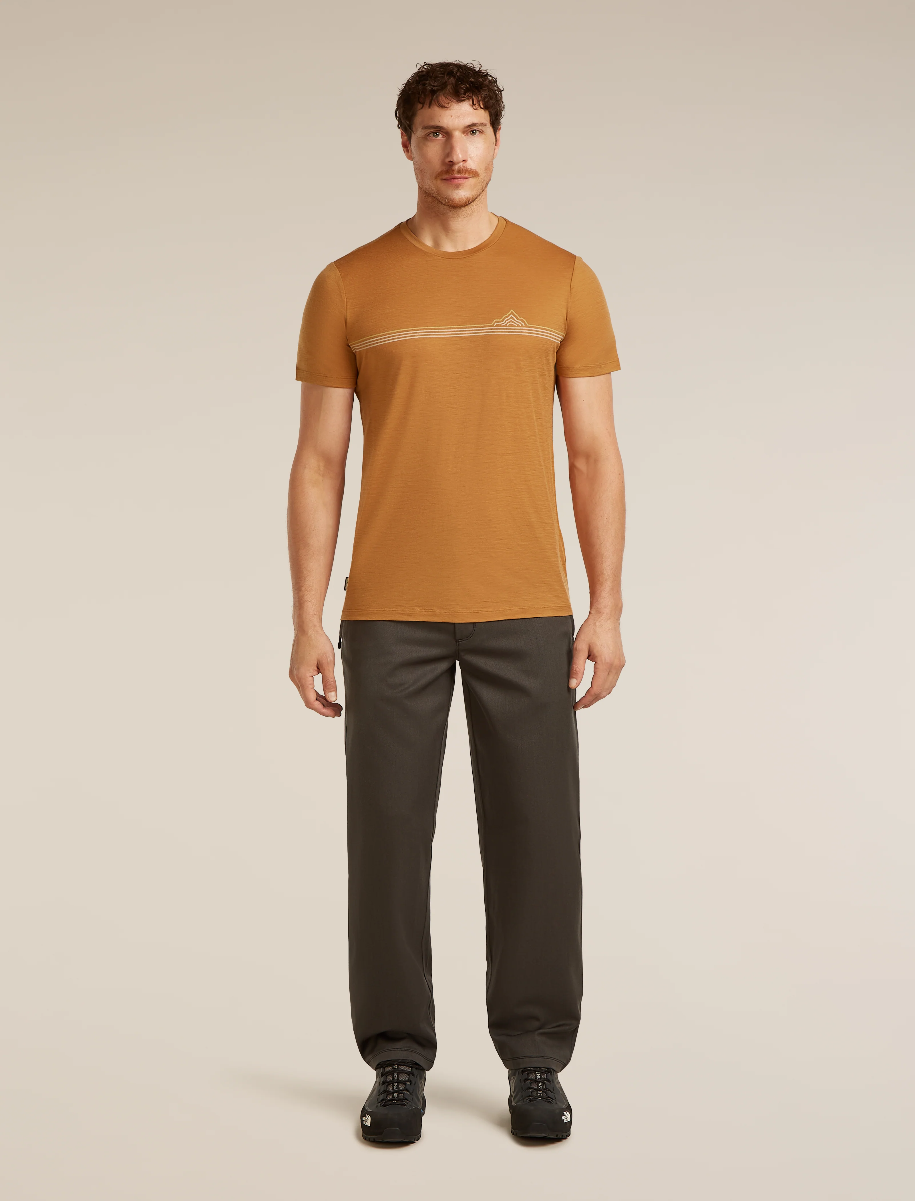 Men's Merino 150 Tech Lite Short Sleeve Tee Range Stripes