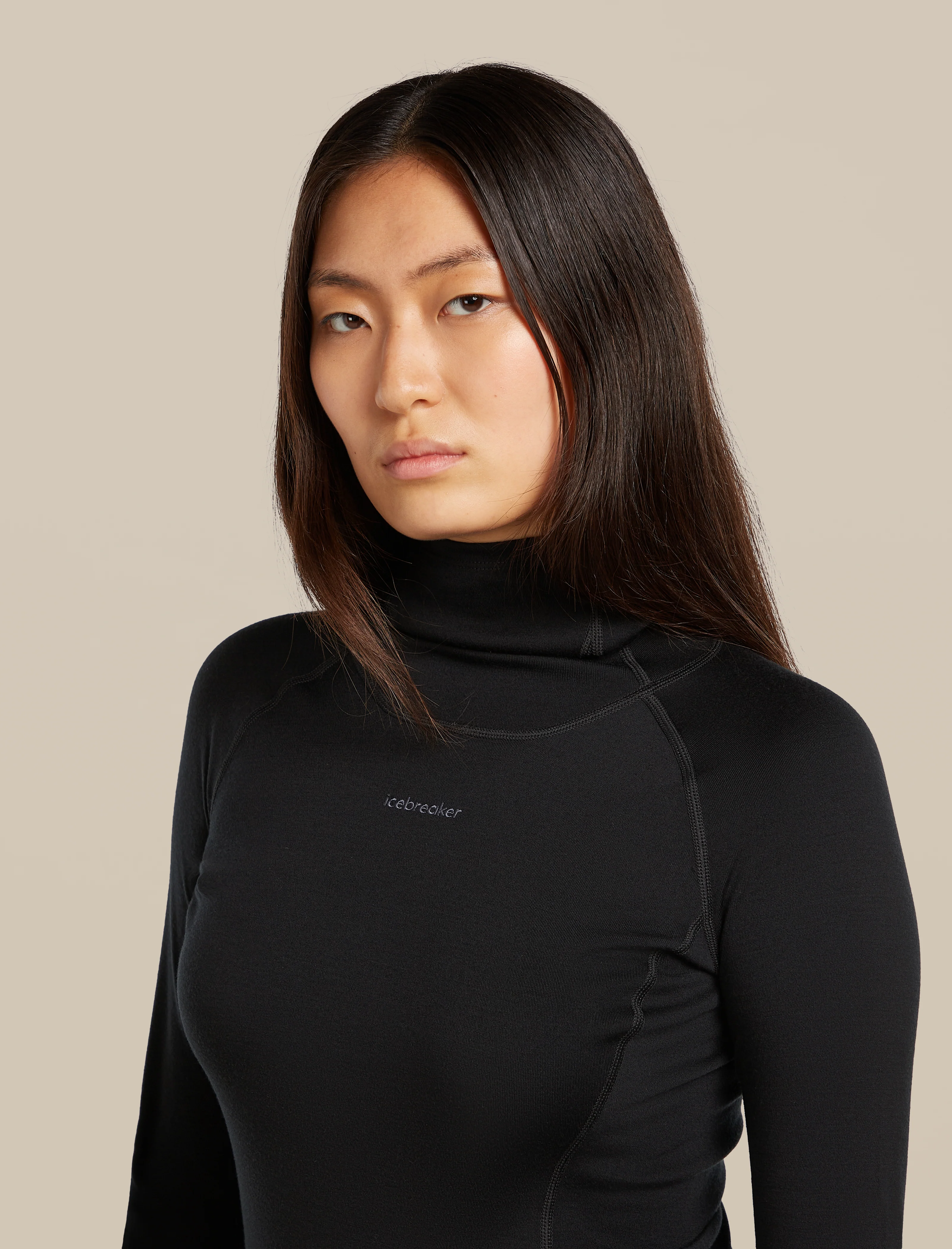 Women's 300 MerinoFine™ Polar Long Sleeve Roll Neck Thermal Top