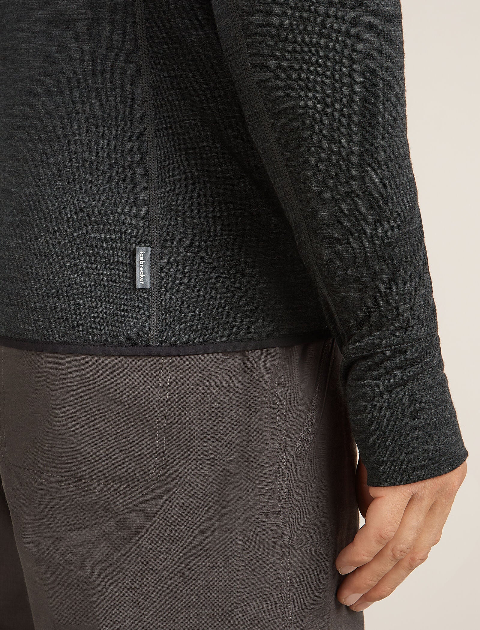 Men's Merino Blend 200 Realfleece™ Descender Long Sleeve Half Zip Top