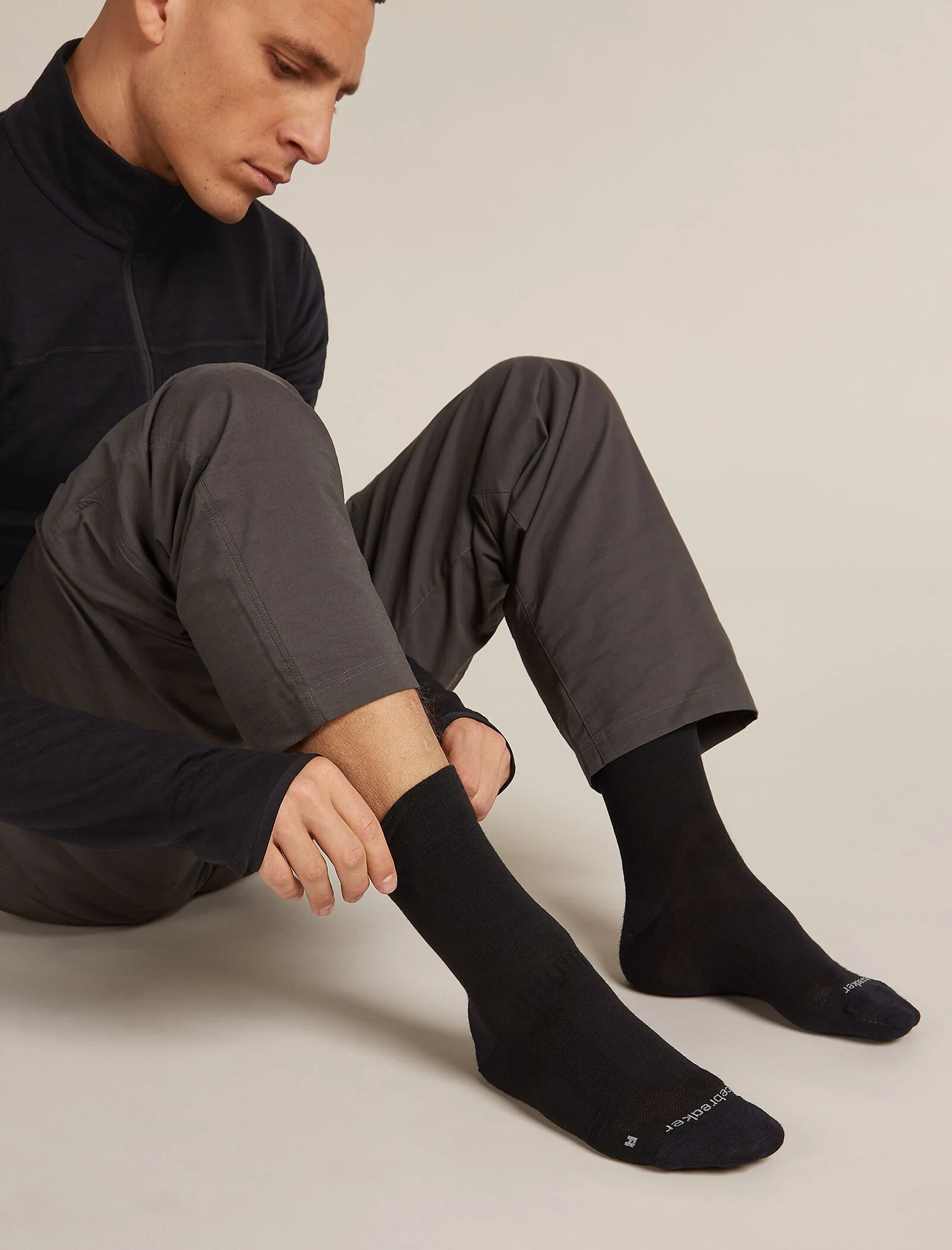 Men's Merino Hike+ Liner Crew Socks