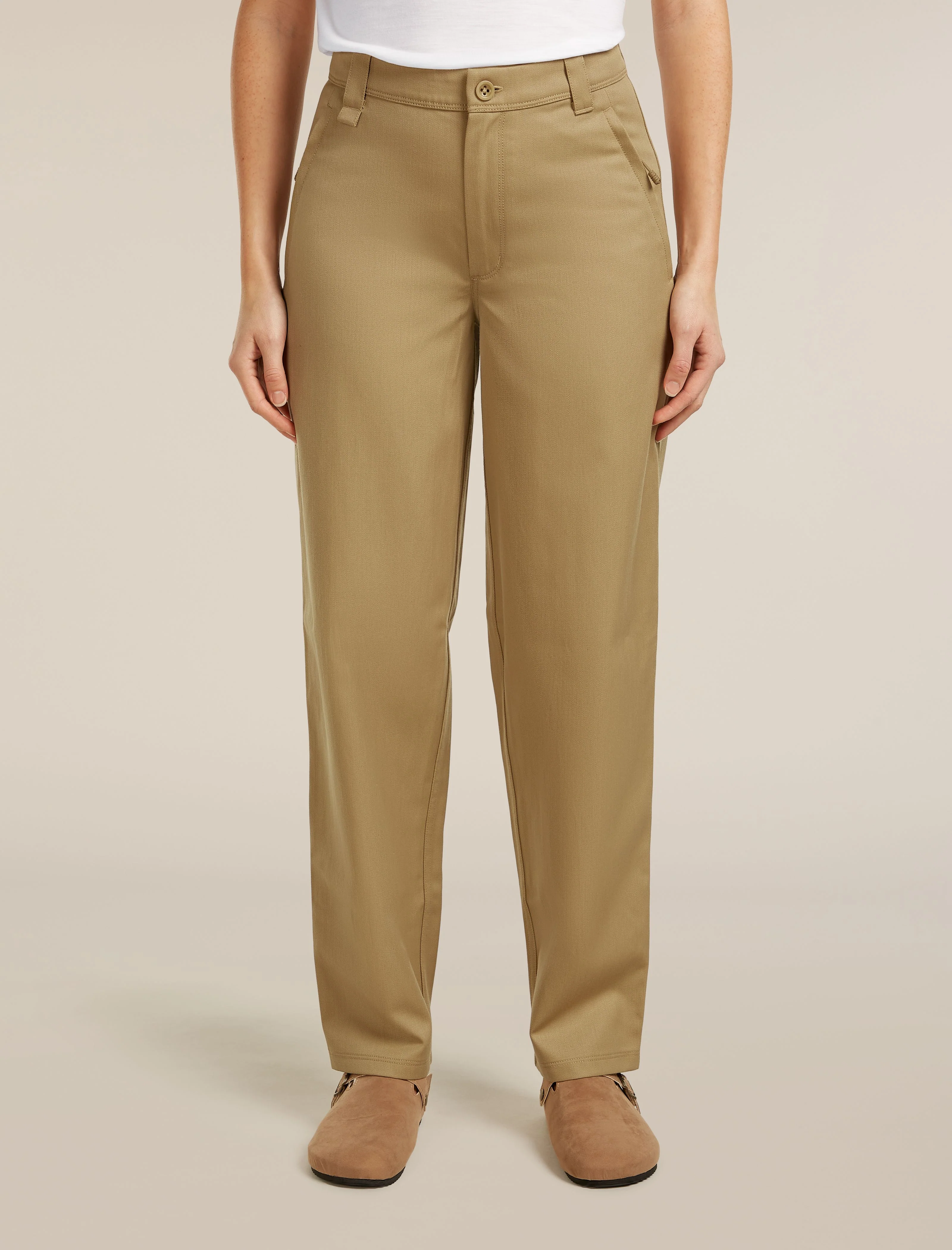 Women's Merino Cotton Twill Wander Pants