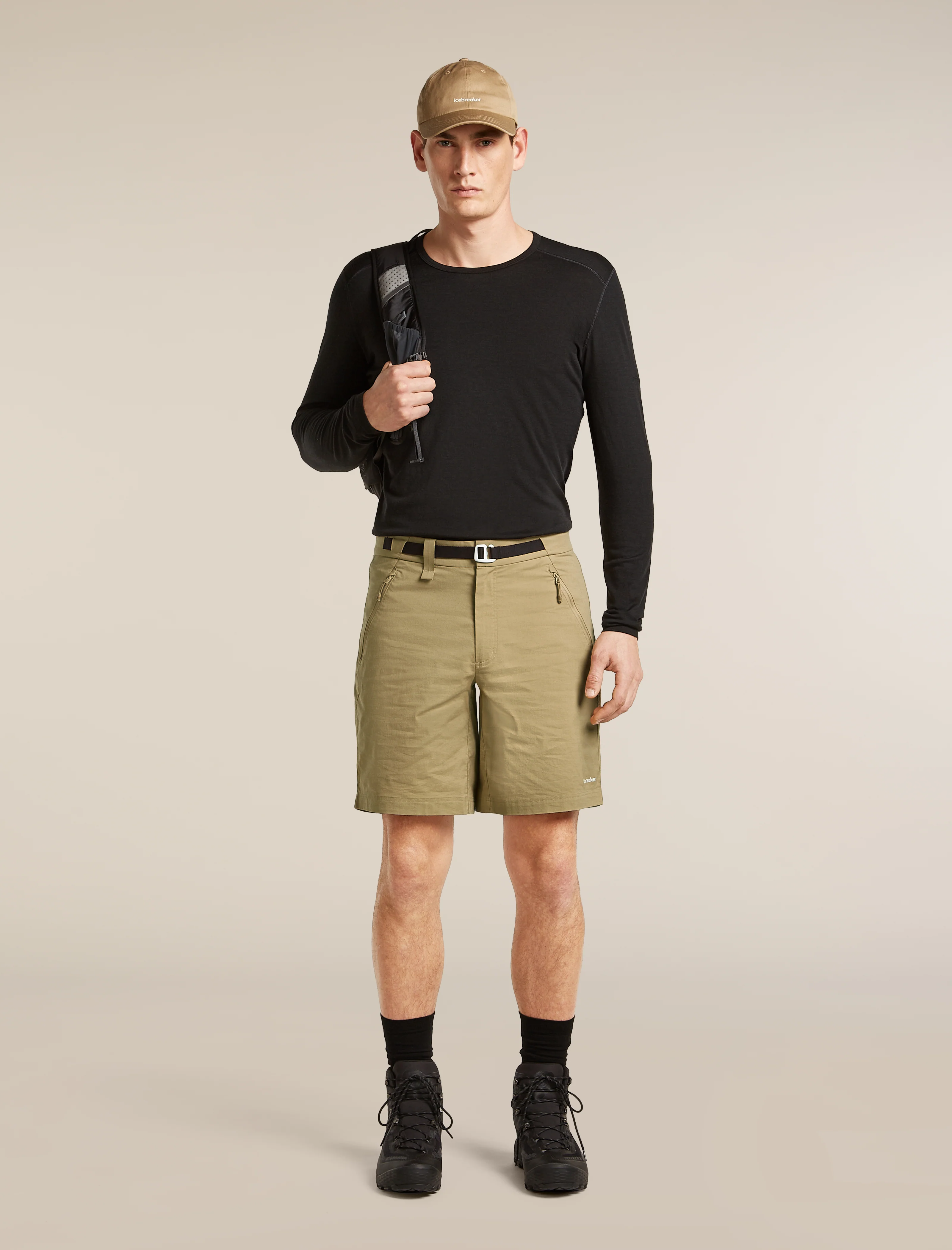 Men's Merino Blend Elevation Stretch 9" Shorts
