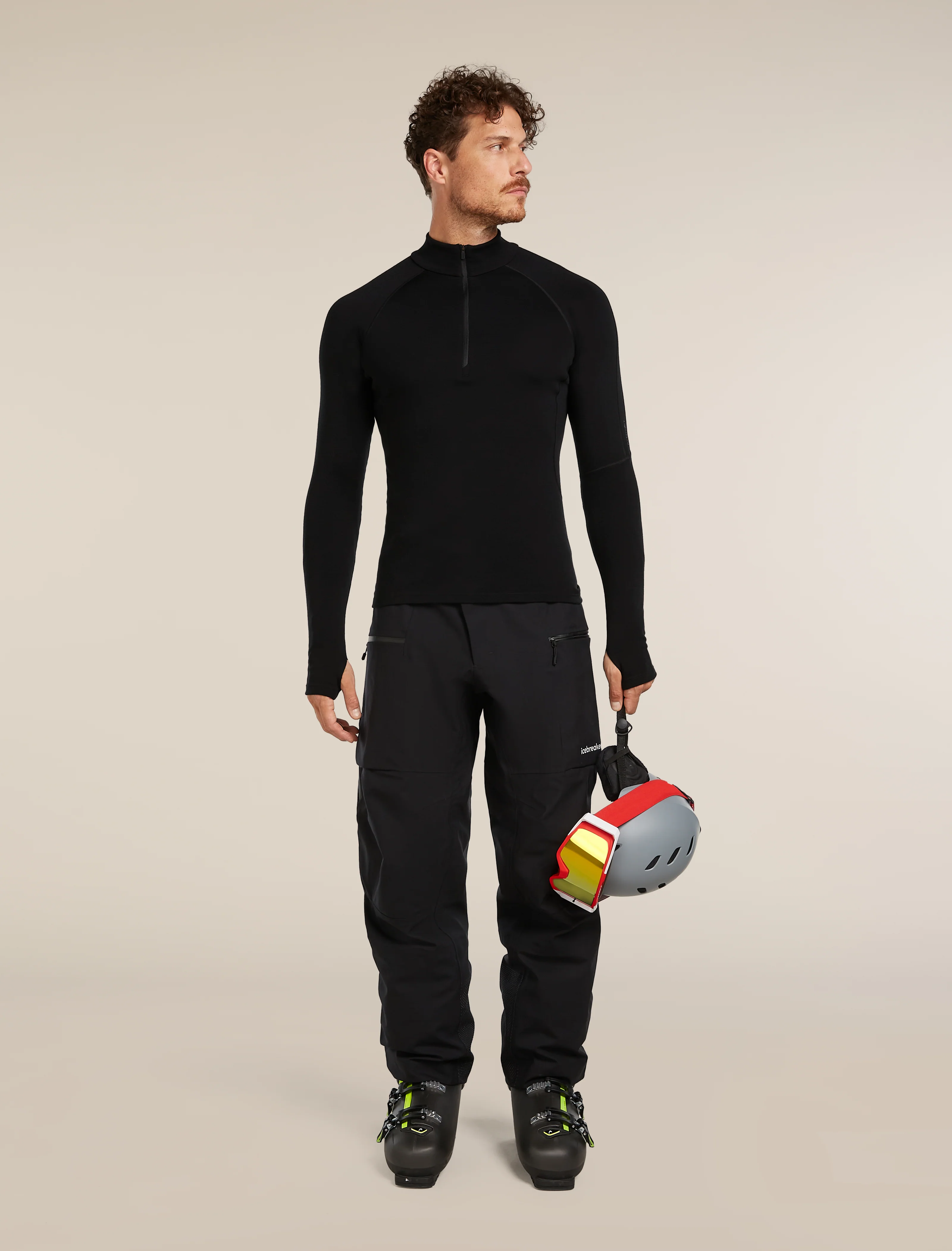 Men's 300 MerinoFine™ Polar Long Sleeve Half Zip Thermal Top