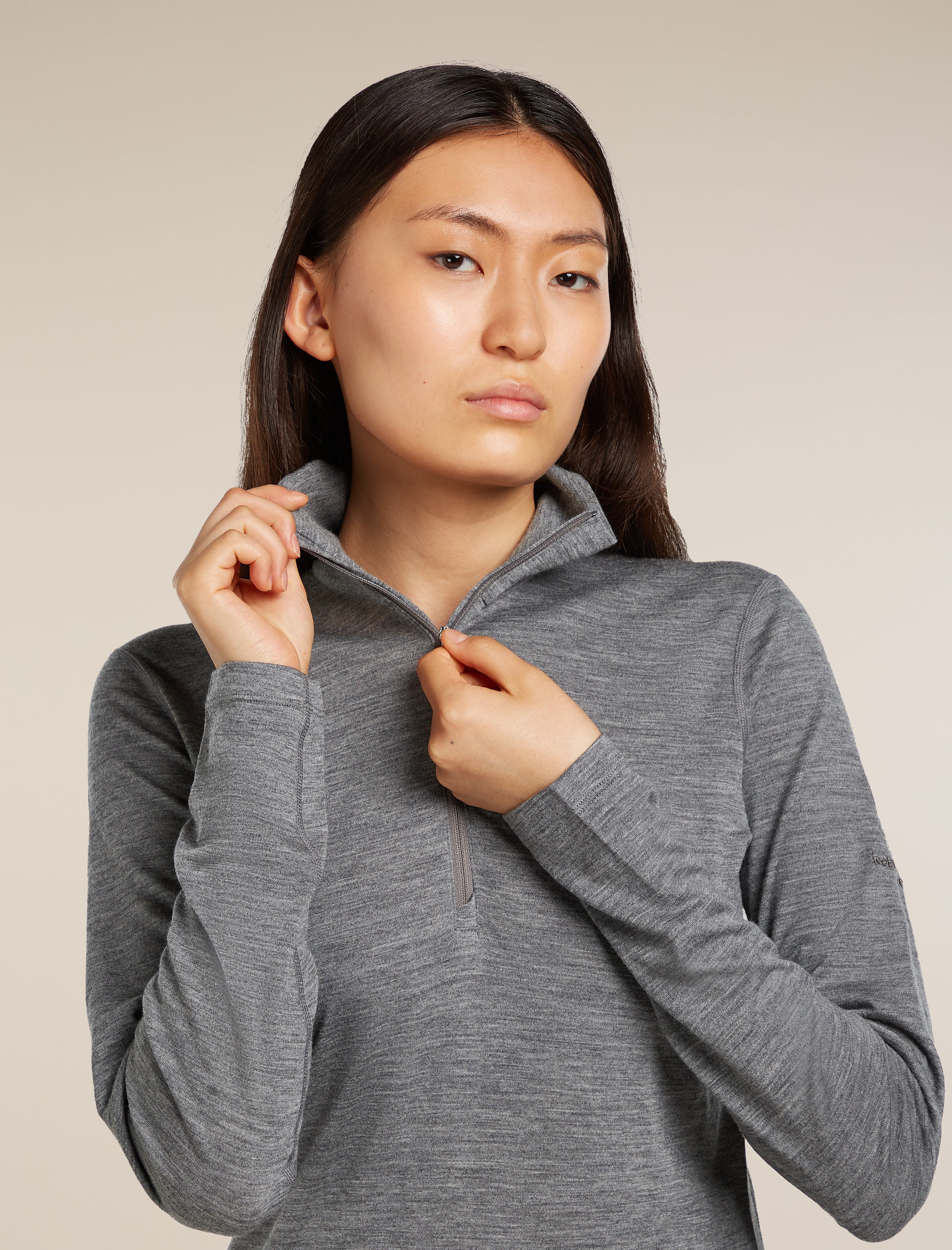 Women's Merino 200 Oasis Long Sleeve Half Zip Thermal Top