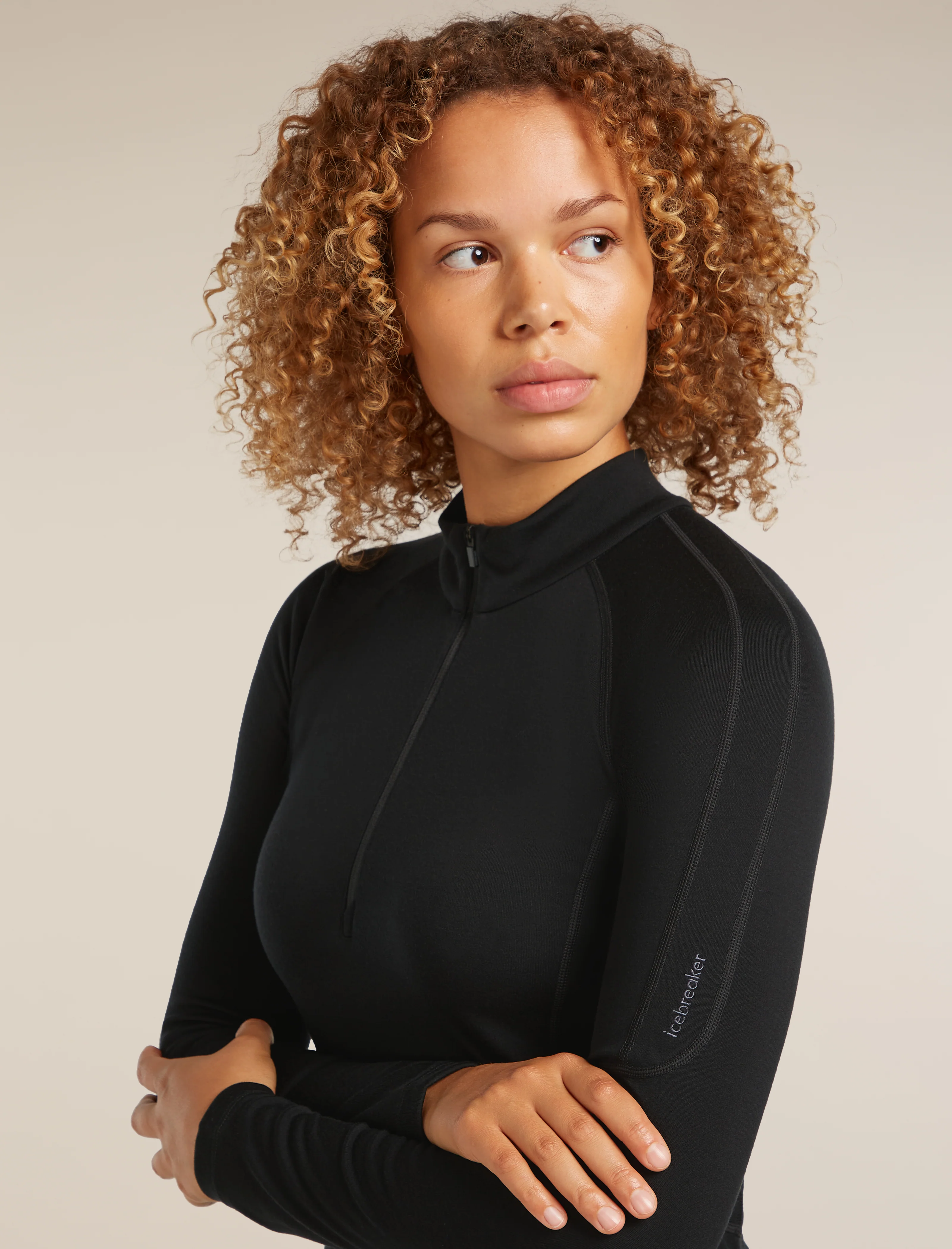 Women's 300 MerinoFine™ Polar Long Sleeve Half Zip Thermal Top