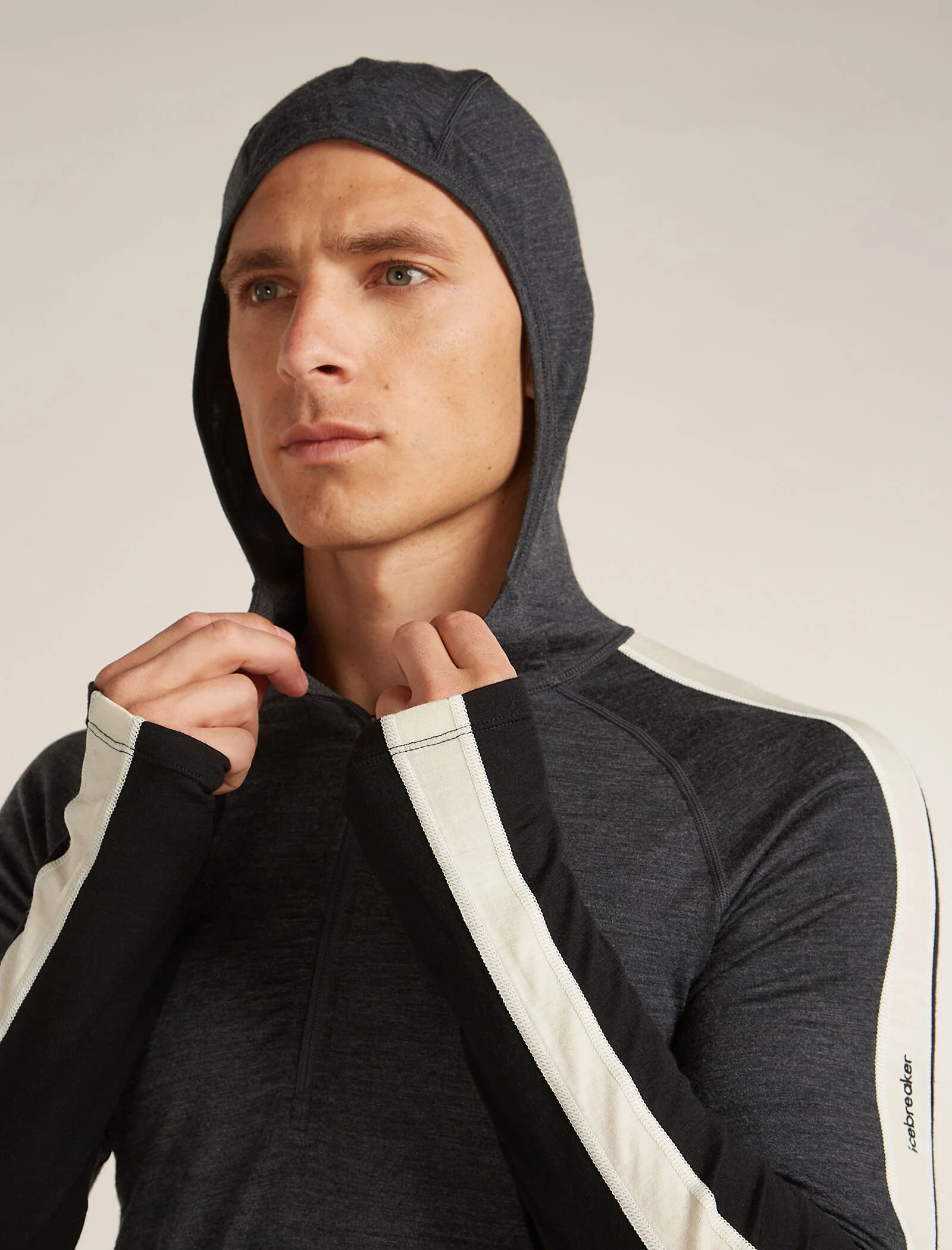 Men's Merino 200 Oasis+ Long Sleeve Half Zip Thermal Hoodie