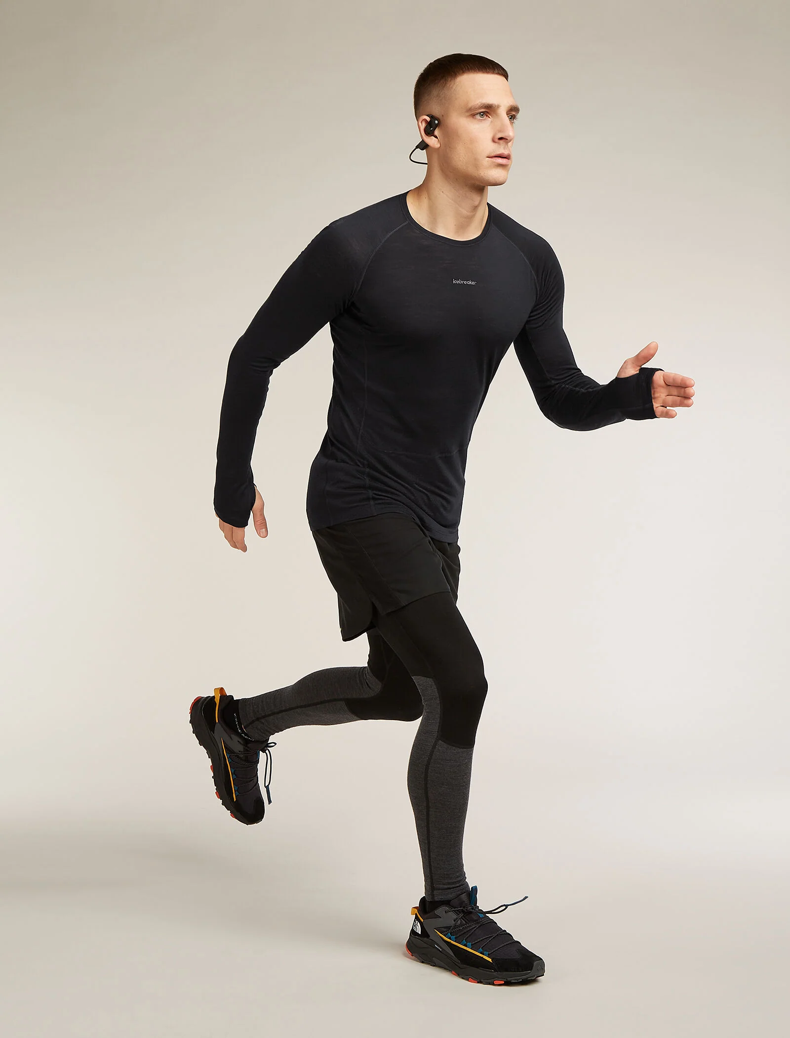 Men's Merino Blend 125 ZoneKnit™ Long Sleeve Crewe Thermal Top