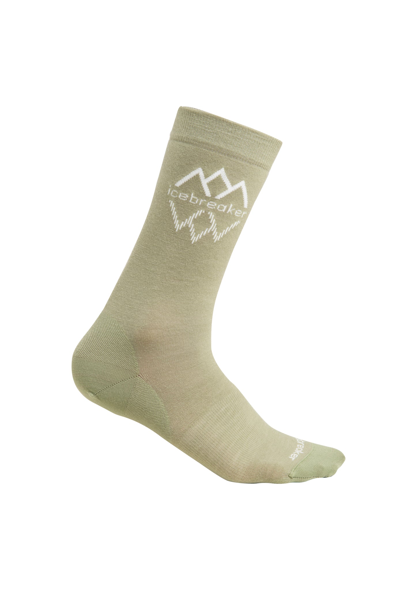 Women's Merino Lifestyle Fine Gauge Crew IB Logo Reflections Socks