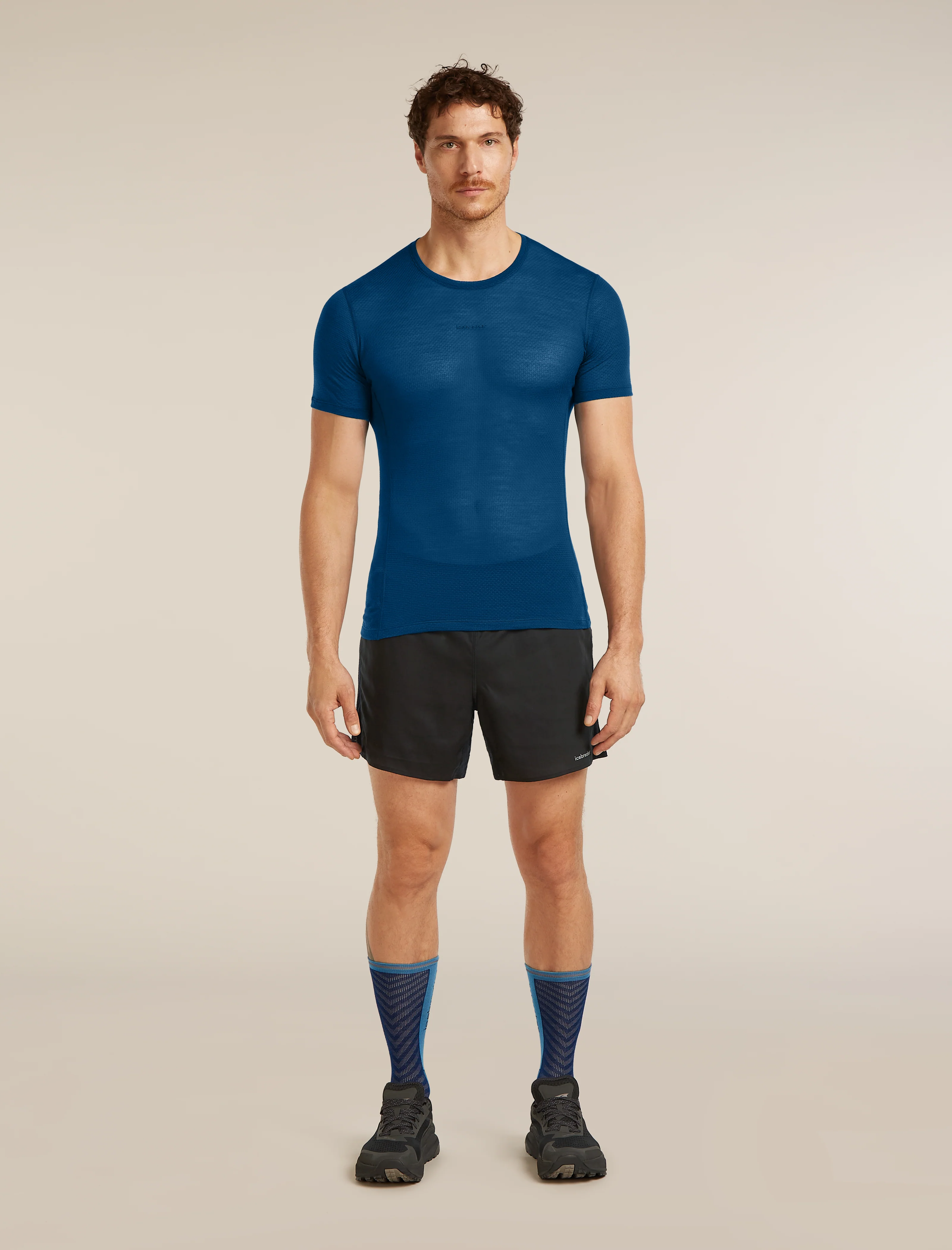 Men's Merino Blend 75 Cool-Lite™ Featherlight™ Short Sleeve Crewe