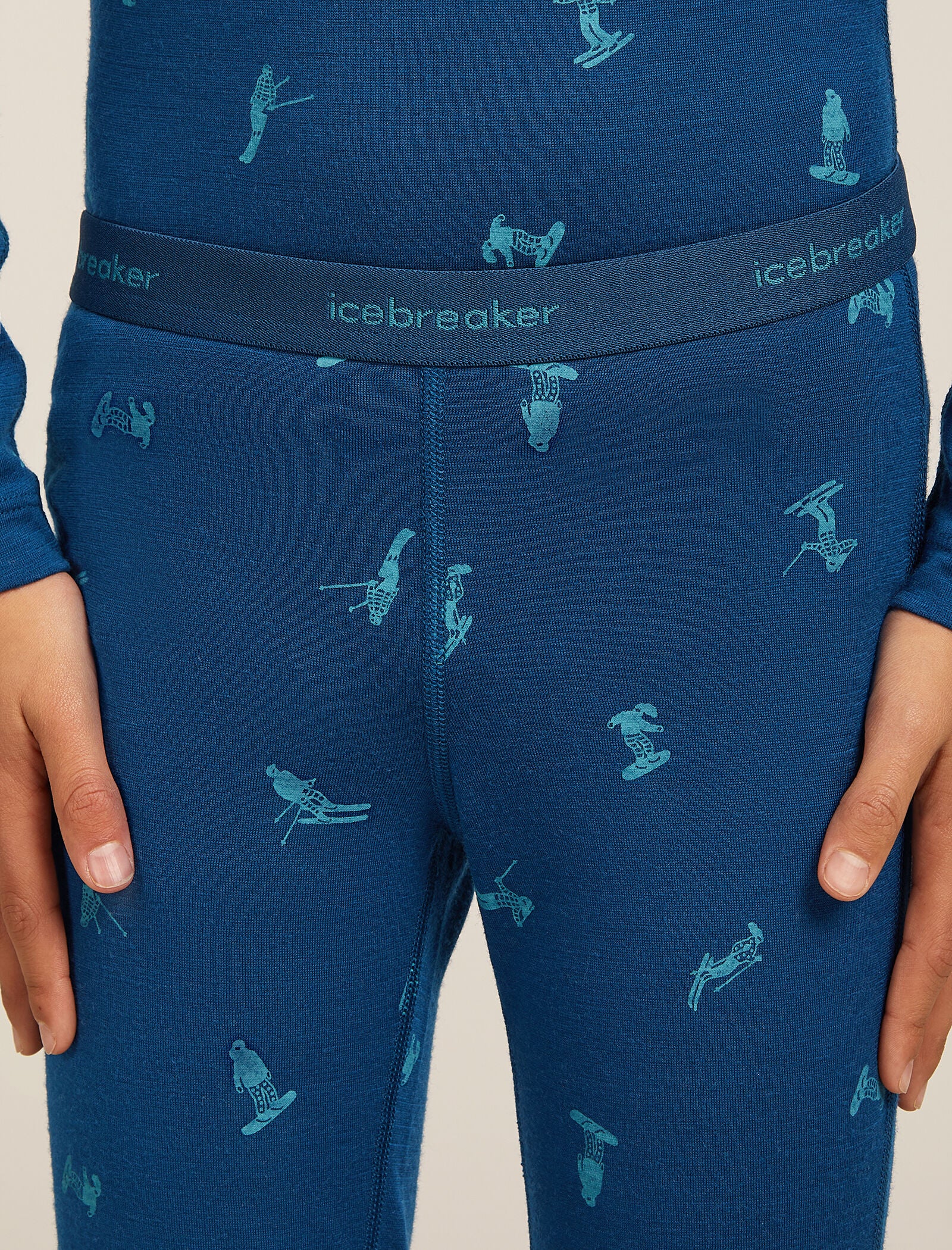 Kids’ Merino 200 Oasis Thermal Leggings Snow Day