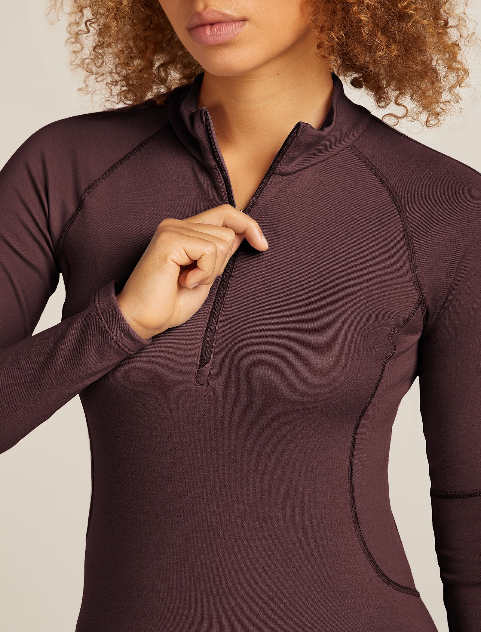 Women's 300 MerinoFine™ Polar Long Sleeve Half Zip Thermal Top