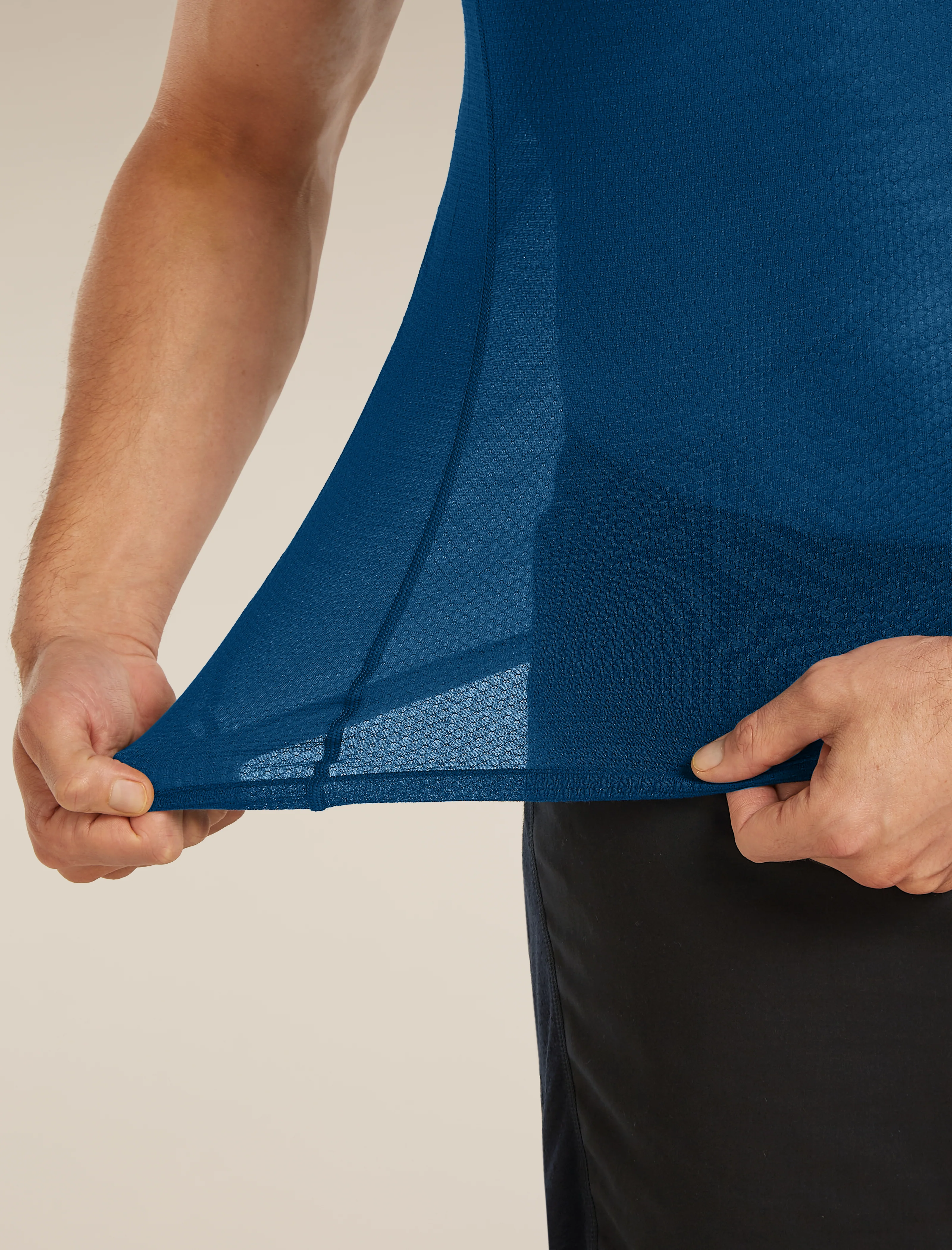 Men's Merino Blend 75 Cool-Lite™ Featherlight™ Short Sleeve Crewe