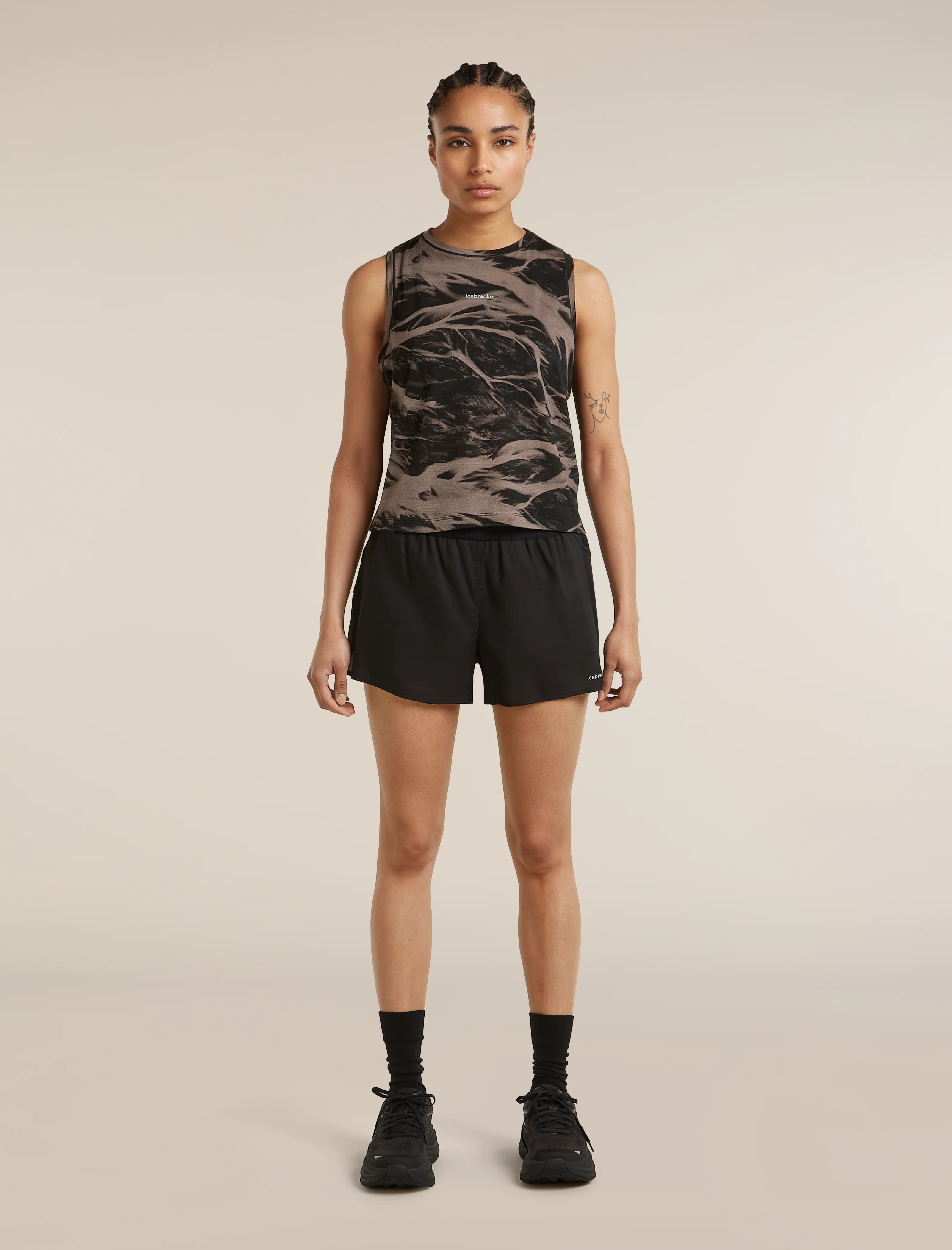 Women's Merino Blend 125 Cool-Lite™ Speed Tank Motion AOP