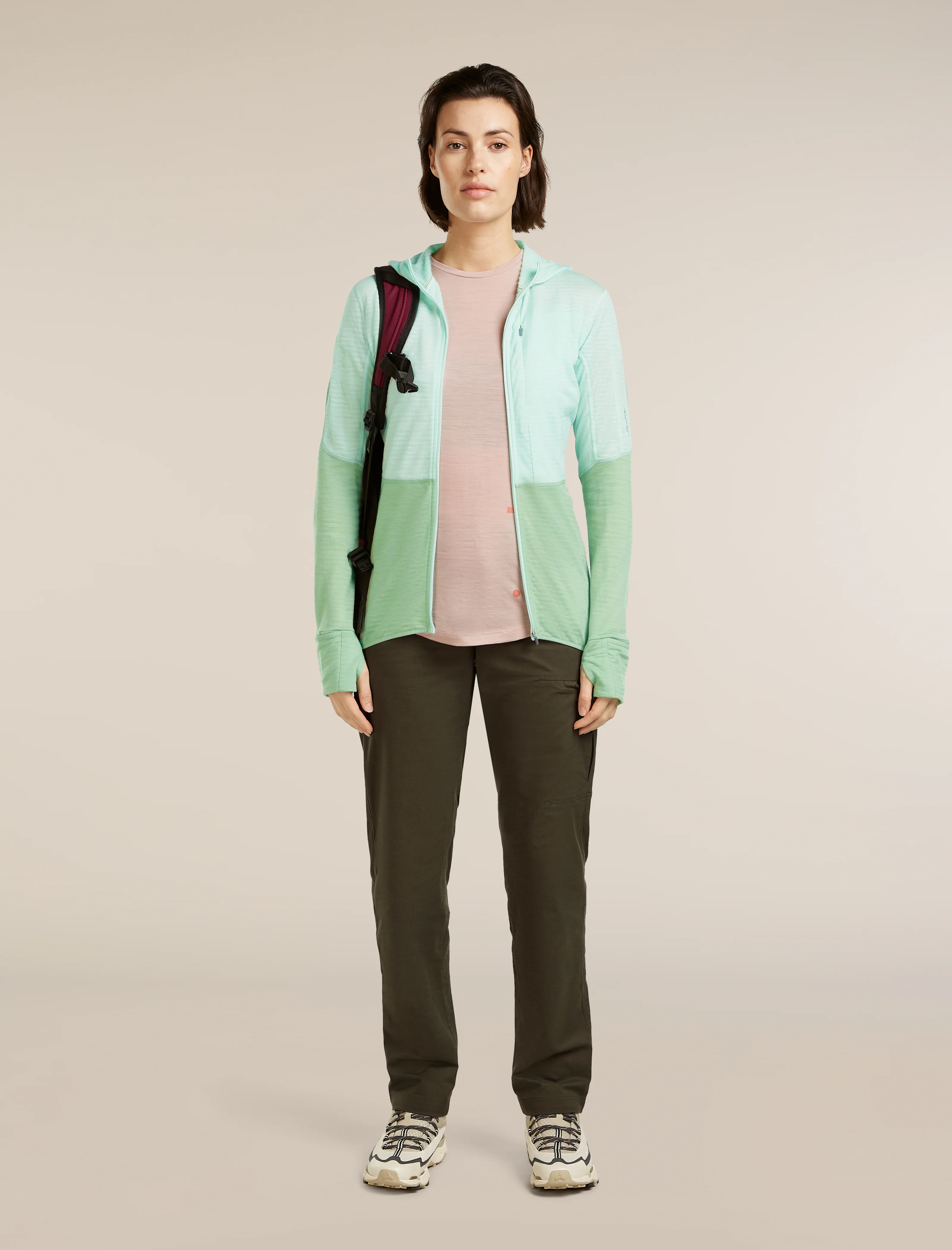 Women's Merino Blend 200 RealFleece™ Descender Long Sleeve Zip Hoodie