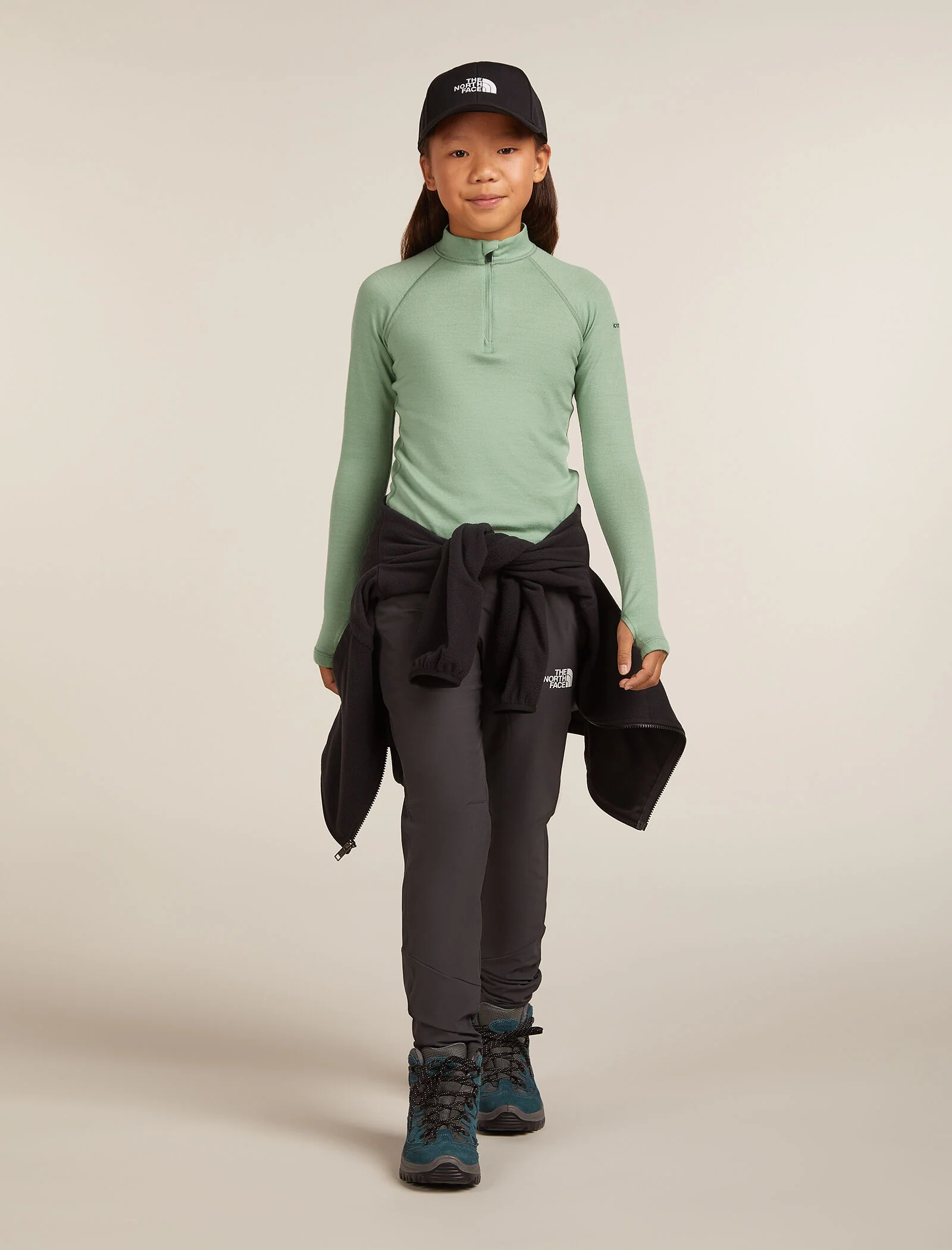 Kids’ Merino 260 Tech Long Sleeve Half Zip Thermal Top