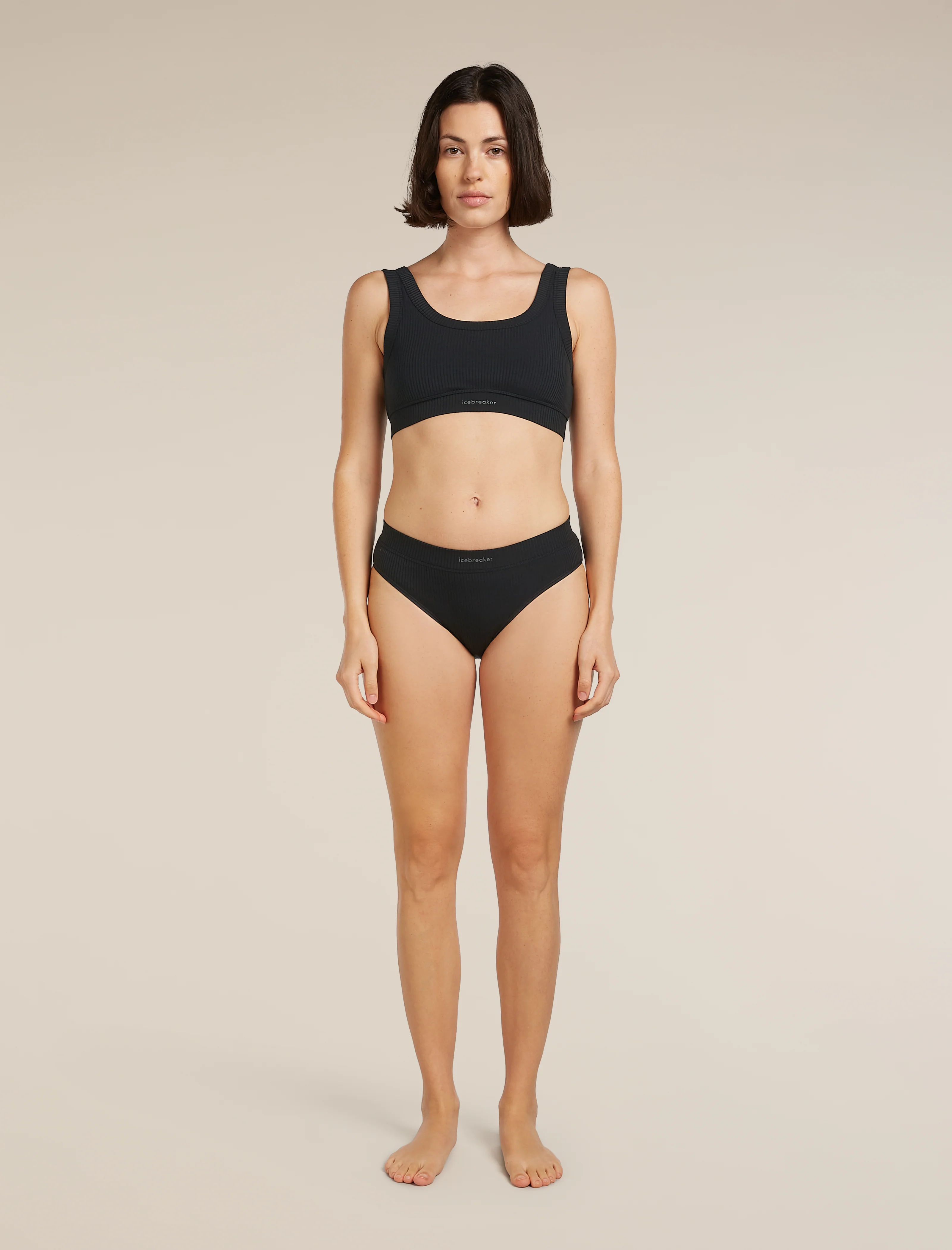 Women's Merino Blend Rib Lotus Hipster
