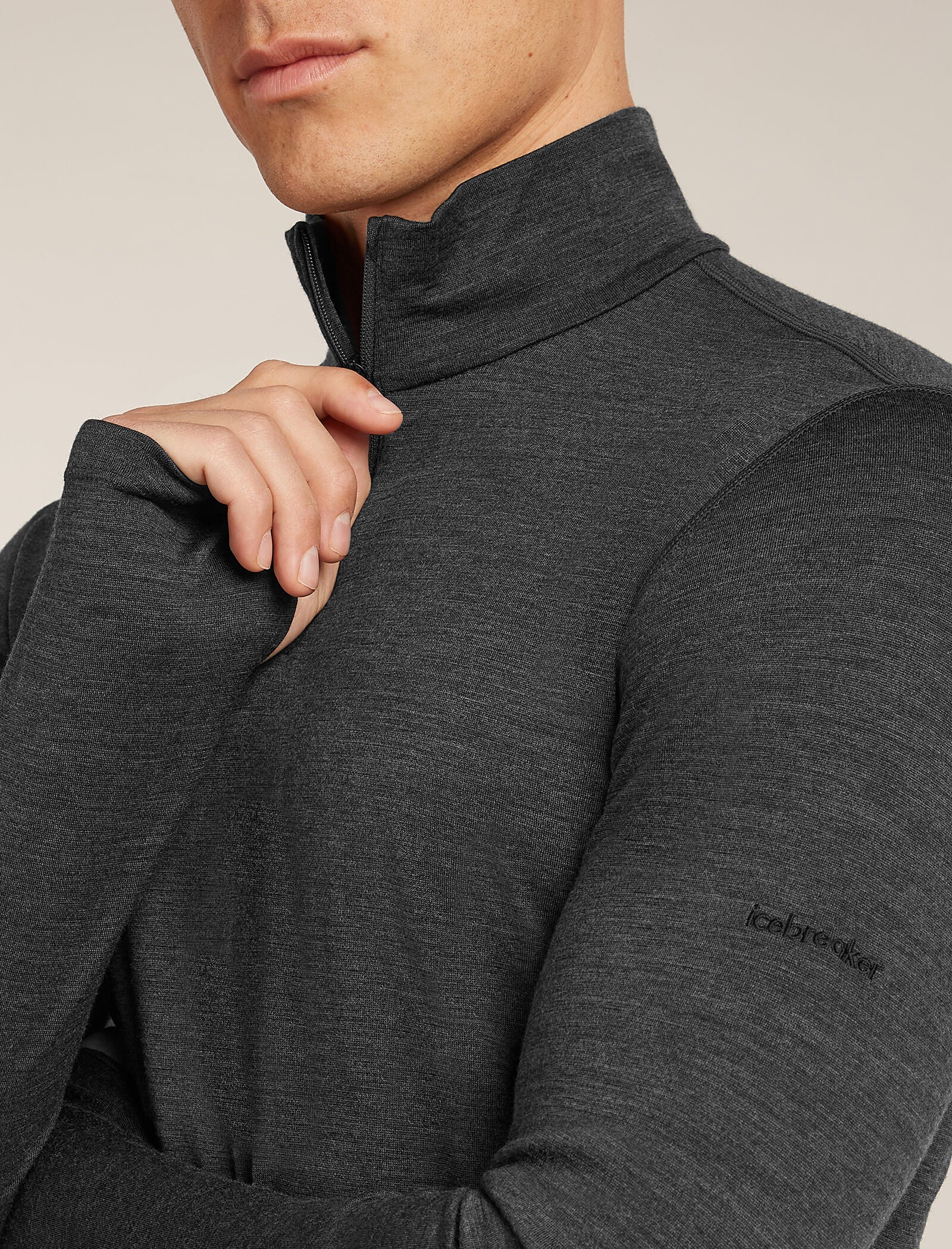 Men's 200 MerinoFine™ Ace Long Sleeve Half Zip Thermal Top
