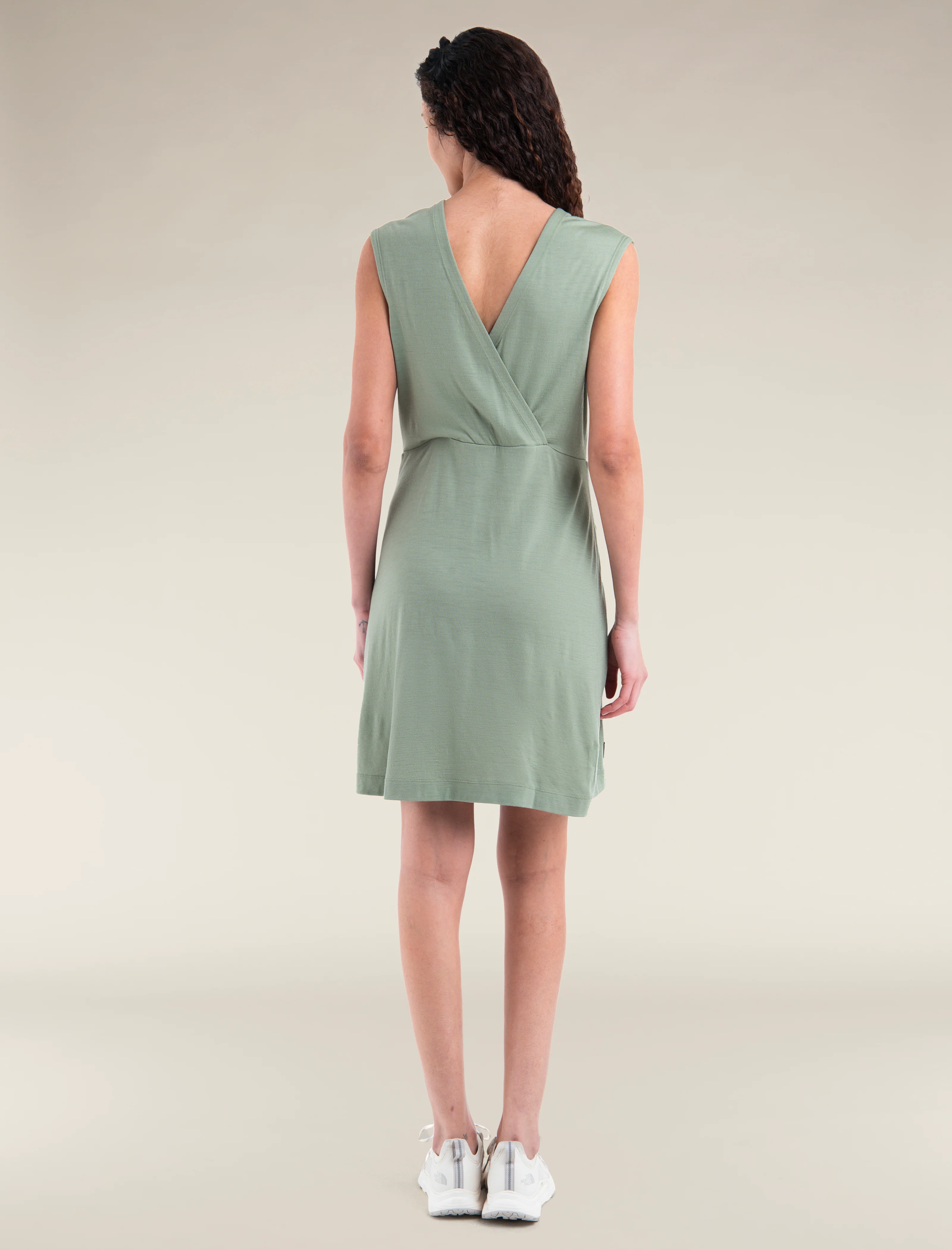 Women's Merino 200 Granary Sleeveless V Neck Dress